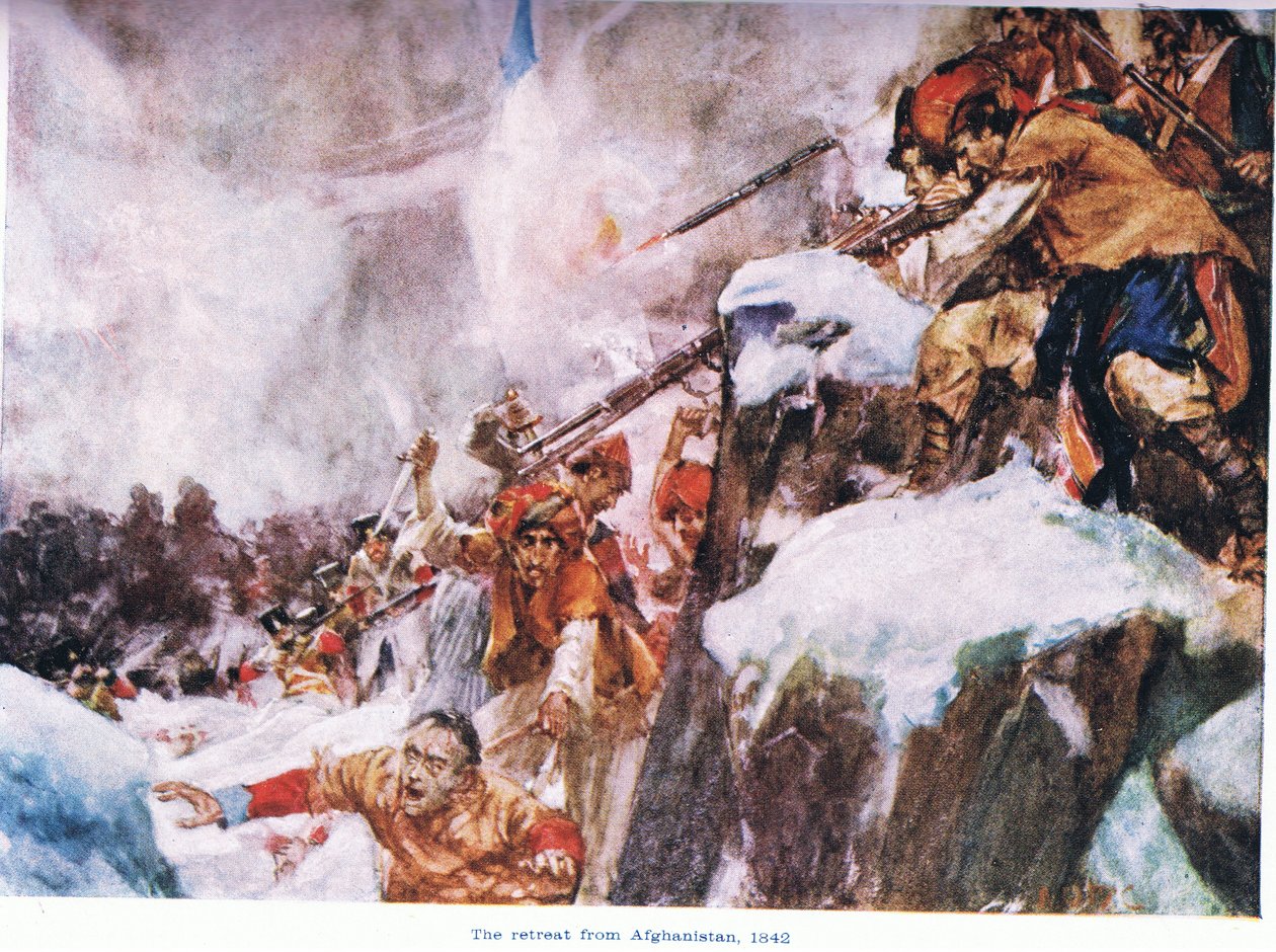 अफगानिस्तान AD1842 से पीछे हटना द्वारा आर्थर डेविड मैककॉर्मिक