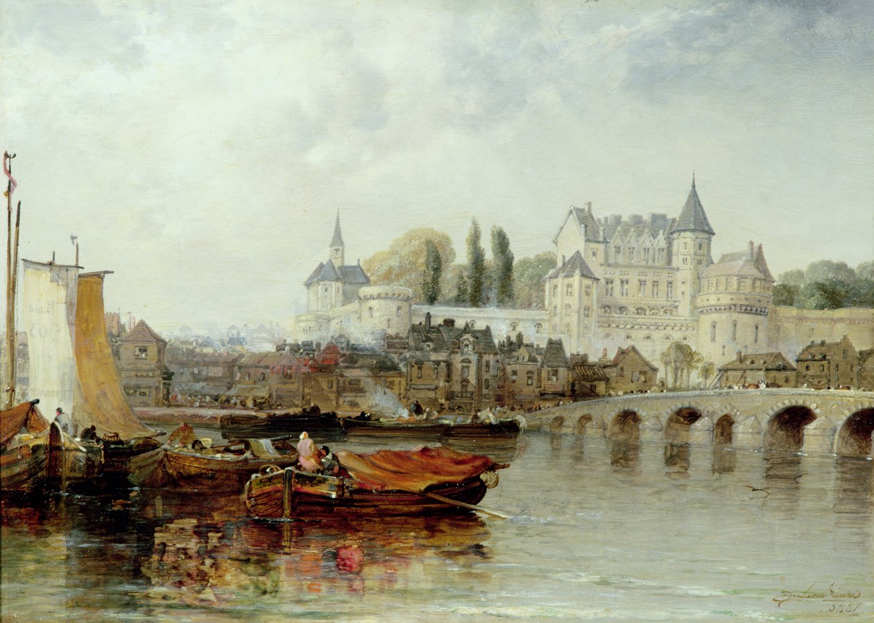 Amboise sur Loire, 1889 द्वारा आर्थर जोसेफ मीडोज