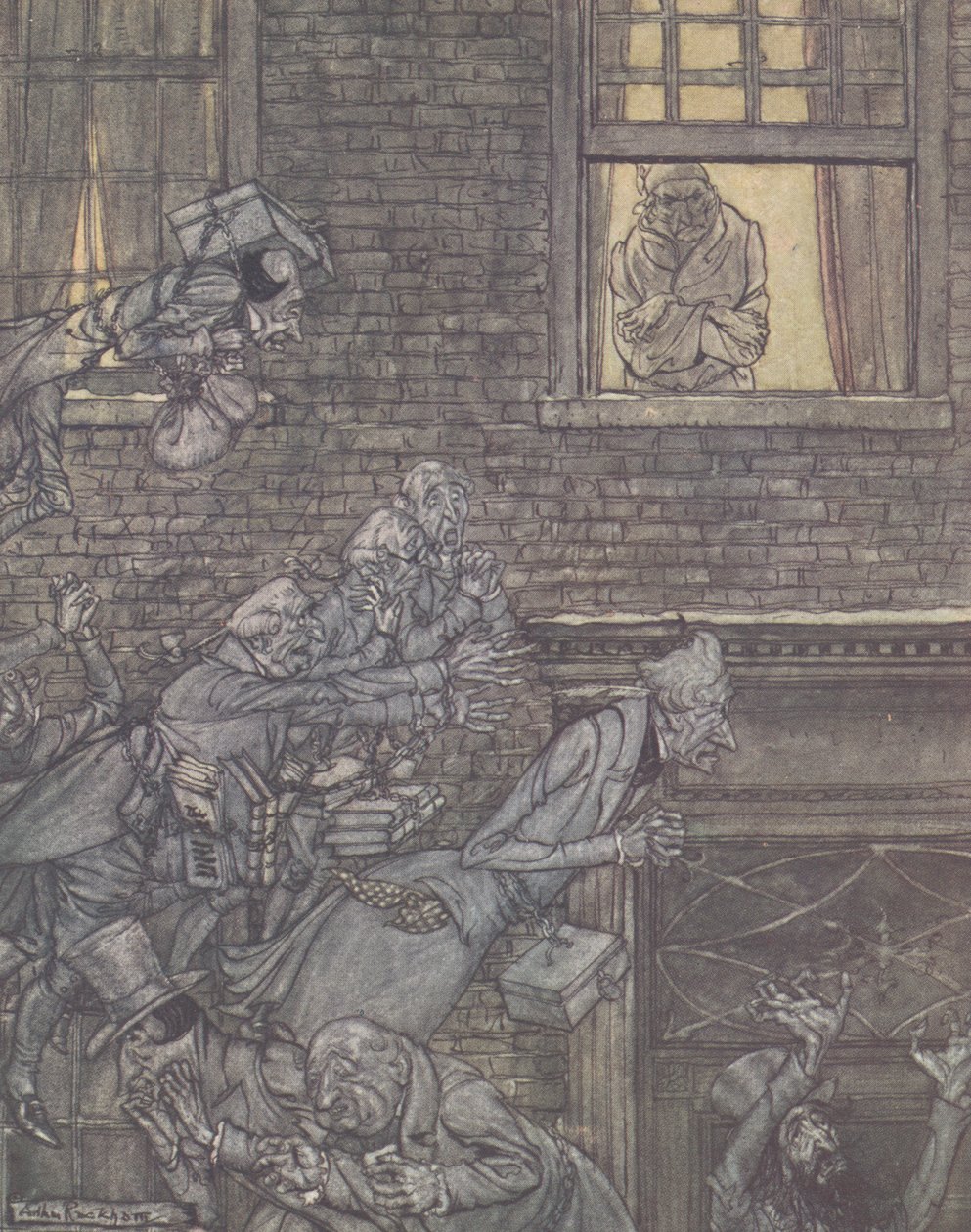 हवा के पंखों पर ’, 1915 द्वारा आर्थर रैकहम