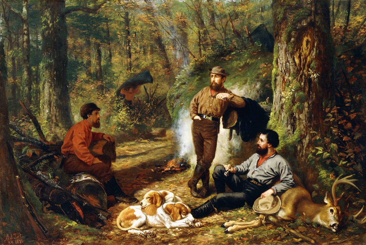 हेल्ट ऑन द पोर्टेज, 1871 द्वारा आर्थर फिट्ज़विलियम टैट
