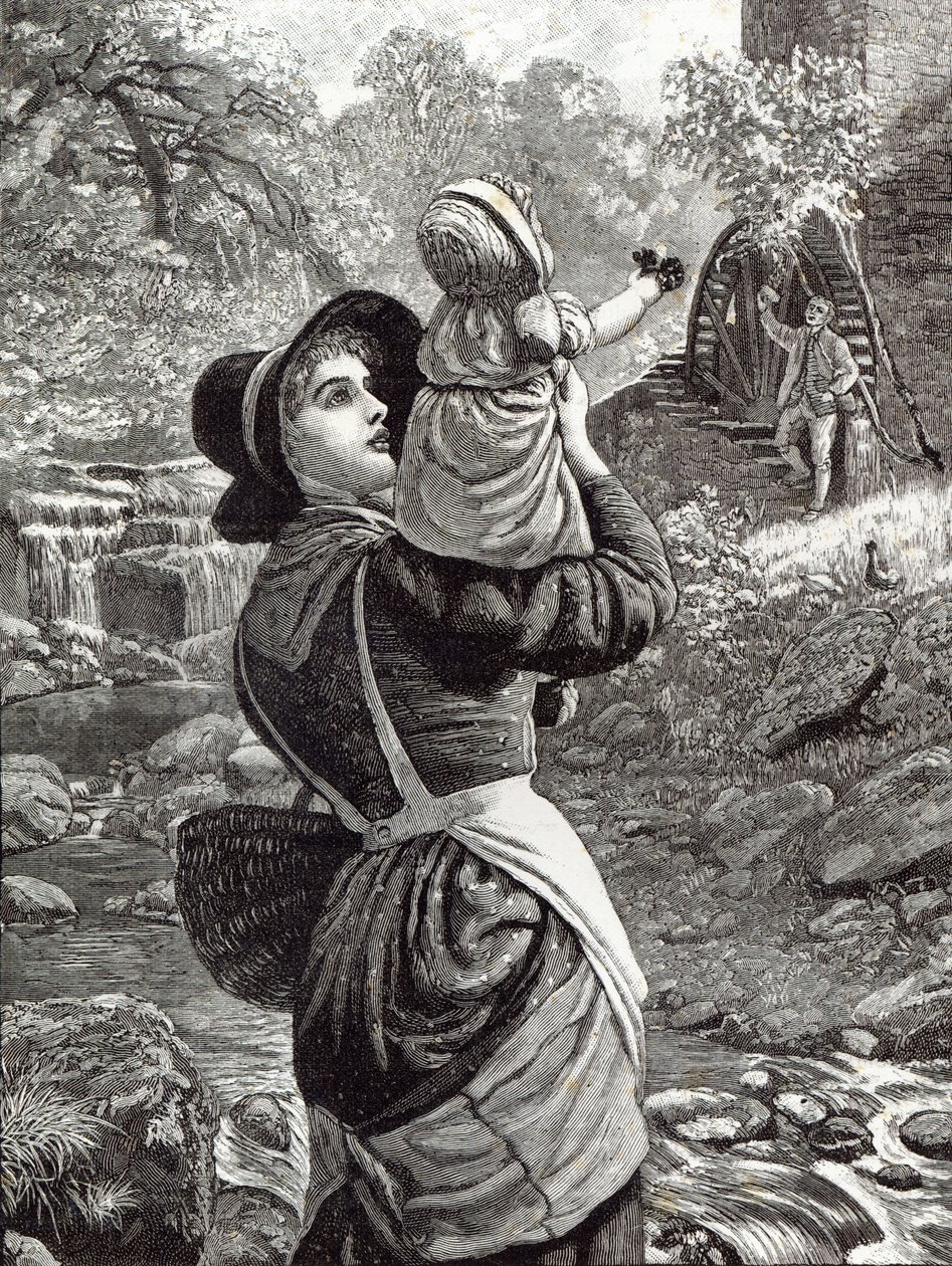 बाजार से घर, &39;आराम का समय&39;, 1888 से द्वारा आर्थर ह्यूजेस