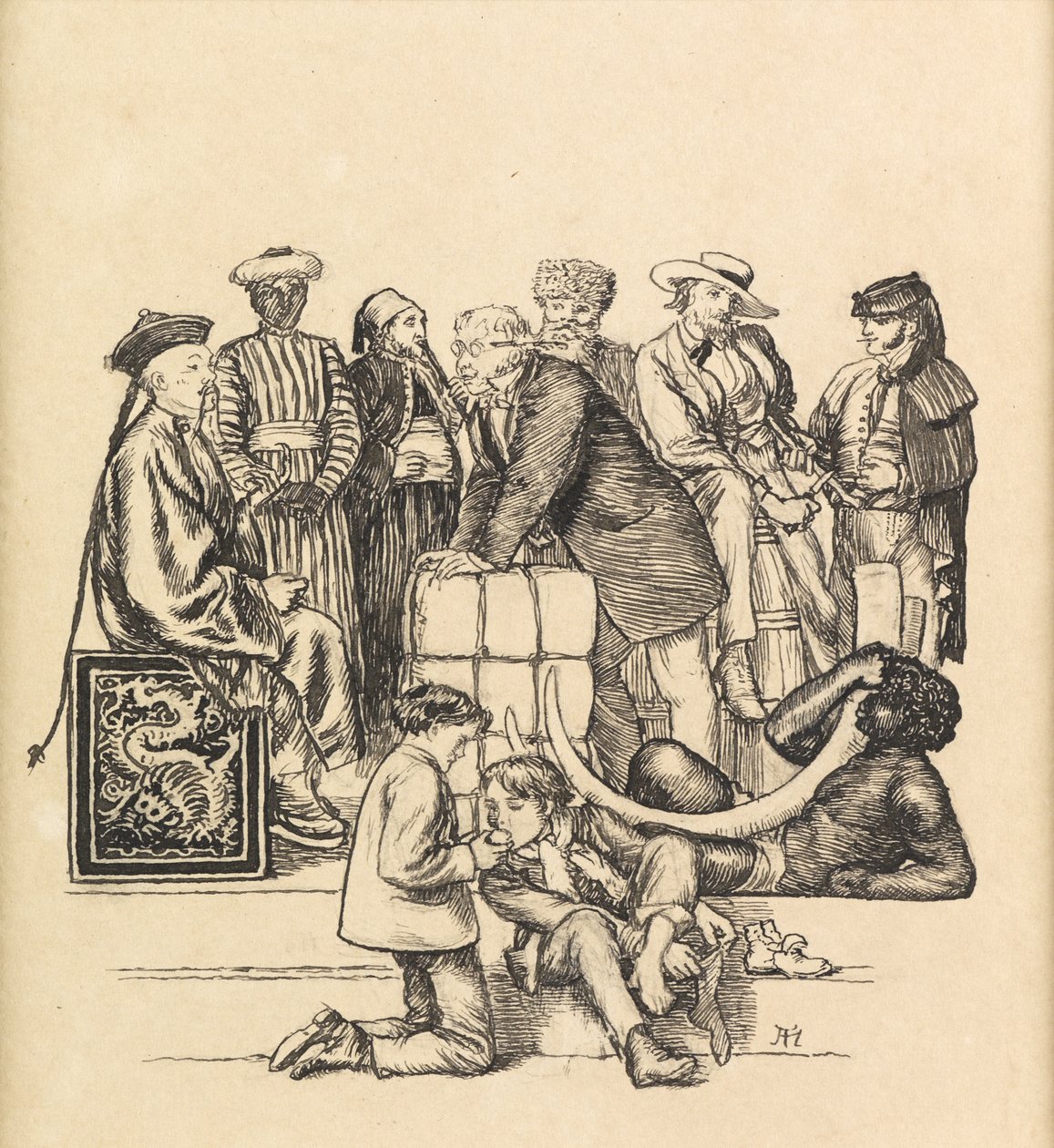 व्यापार, 1871 द्वारा आर्थर ह्यूजेस