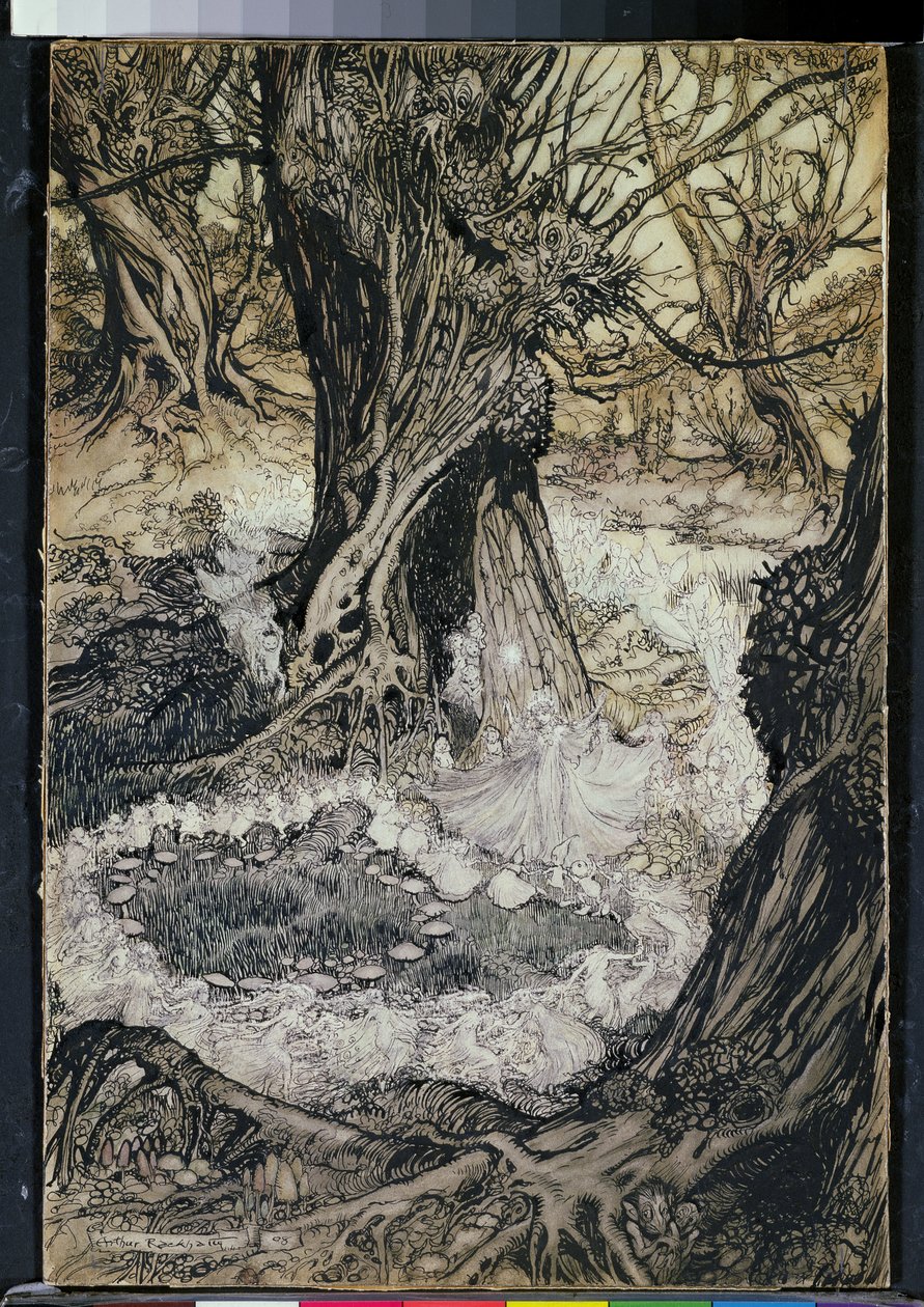 आओ, अब एक दौर, 1908 द्वारा आर्थर रैकहम
