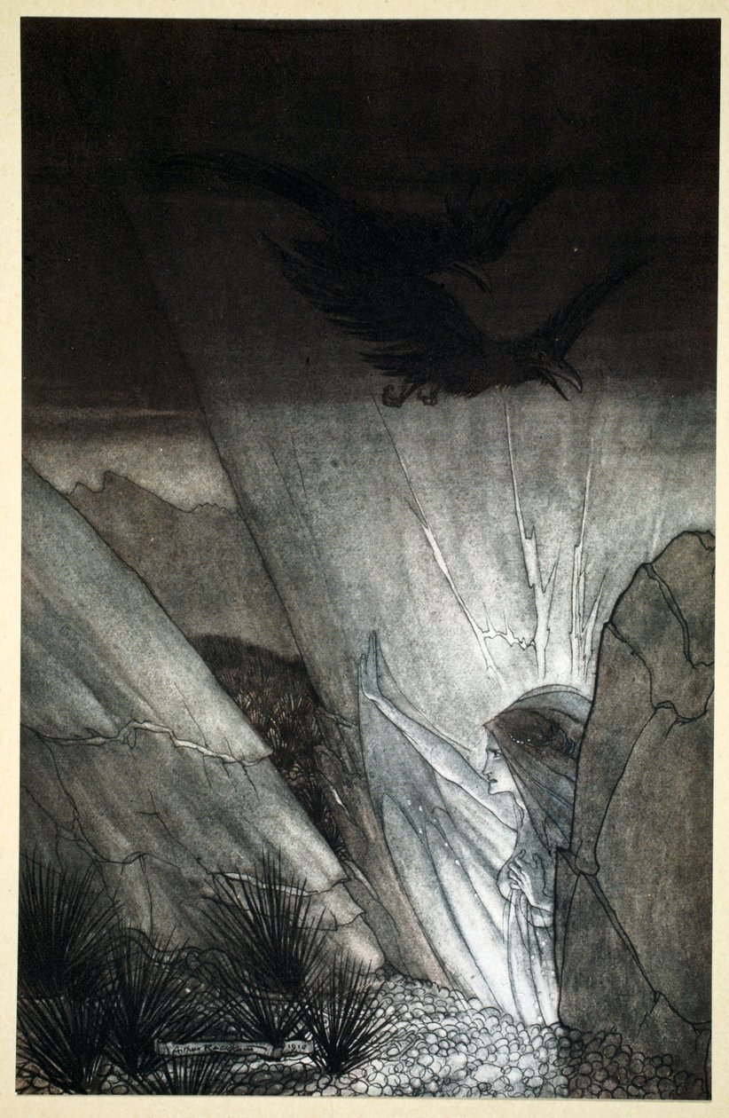 'पृथ्वी बोली तुमसे सावधान', 1910। द्वारा आर्थर रैकहम
