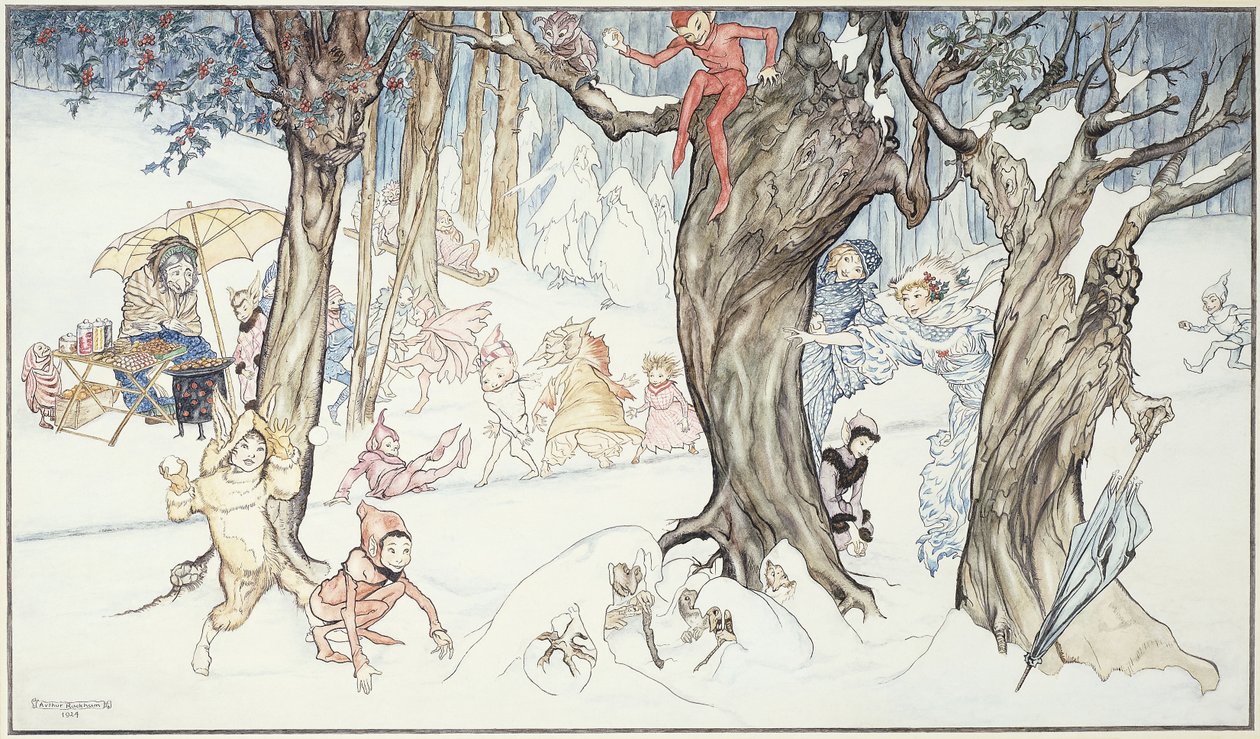 विंटर फ्रेलिक, 1924 द्वारा आर्थर रैकहम