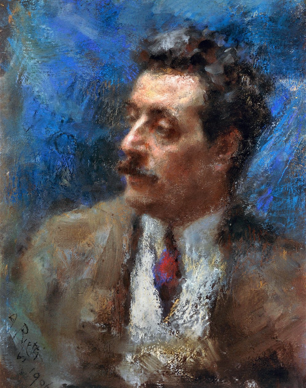 जियाकोमो पुक्किनी का पोर्ट्रेट द्वारा Arturo Rietti