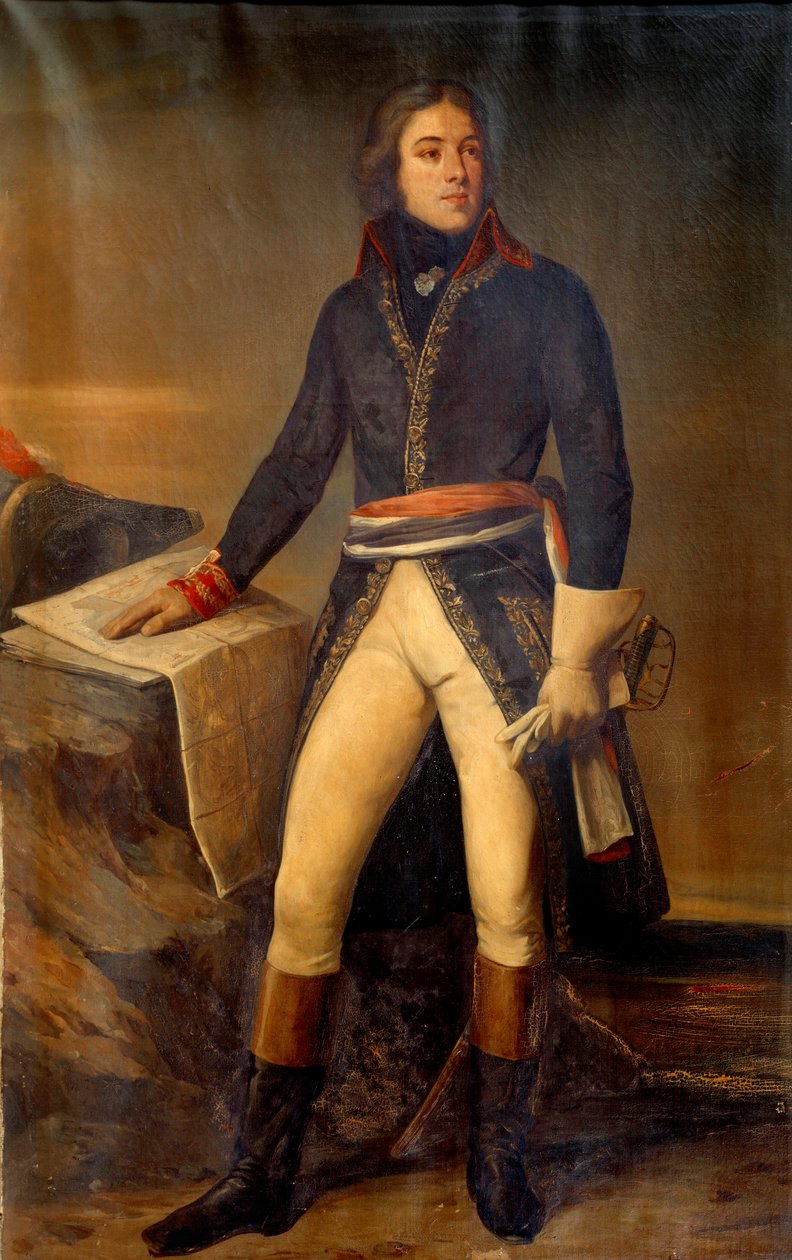 एरी शेफ़र (1795-1858) 1835 पेरिस, मुसी डे ल'आर्मी द्वारा पेंटिंग जनरल लाज़ारे लुई होचे (1768-1797) का चित्र द्वारा ऐरी शेफ़र