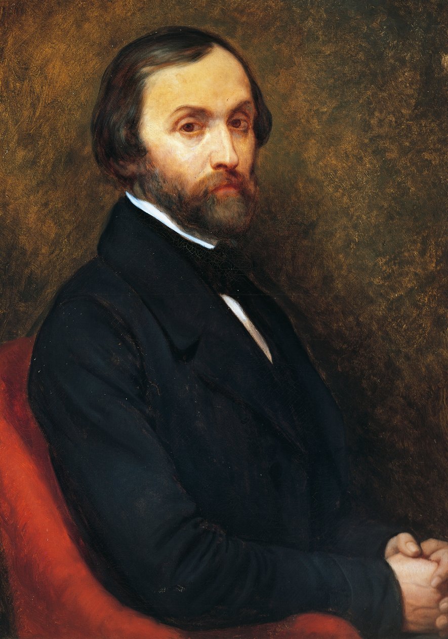 Giuseppe Montanelli का पोर्ट्रेट (Fucecchio .) द्वारा ऐरी शेफ़र