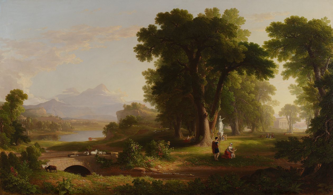 द मॉर्निंग ऑफ लाइफ, 1840 द्वारा एशर ब्राउन डूरंड