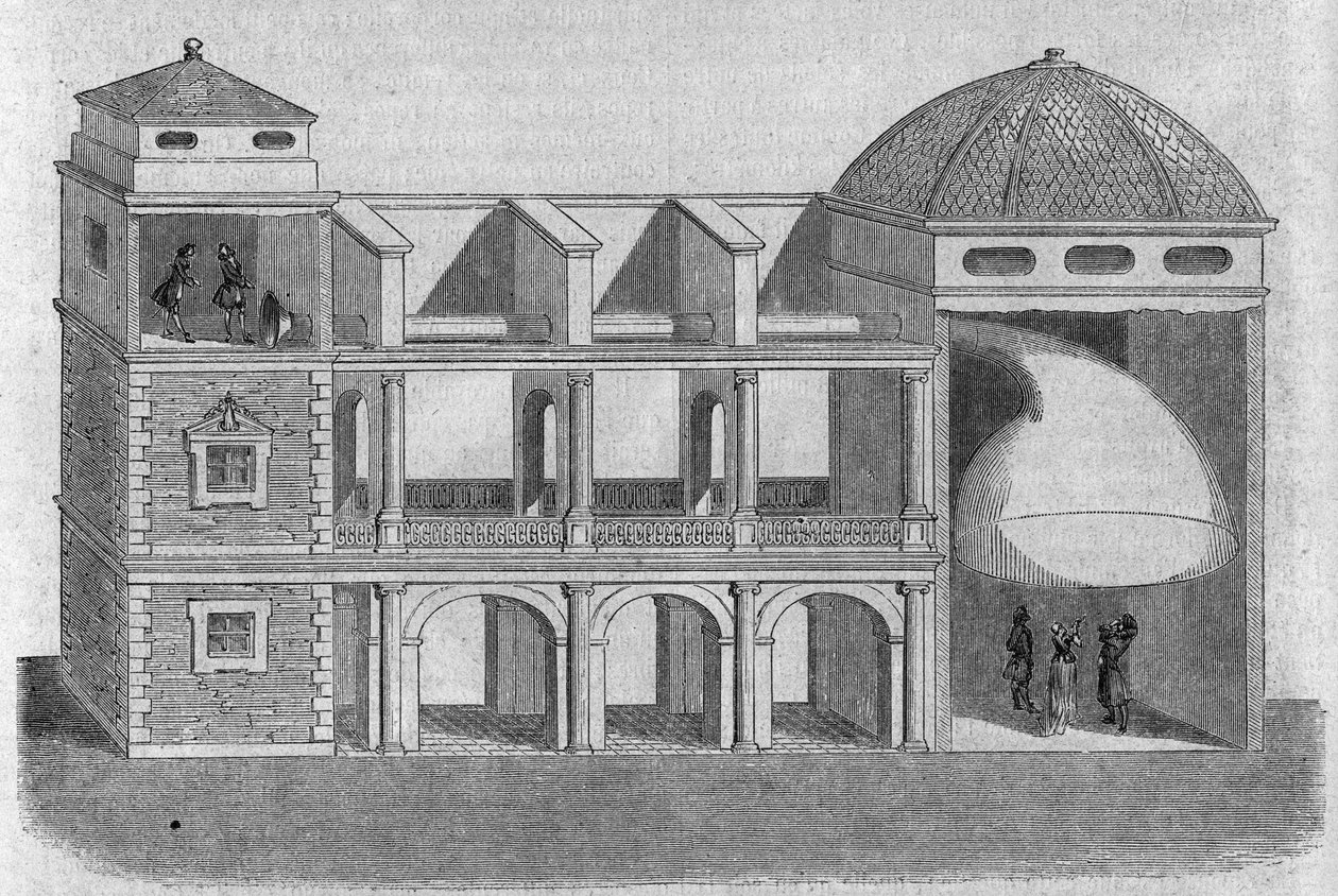 अथानास किरचर (या अथानासियस किरचेरी) (1601-1680) द्वारा आविष्कार किया गया ध्वनिक कॉर्नेट। द्वारा अथानासियस किर्चर