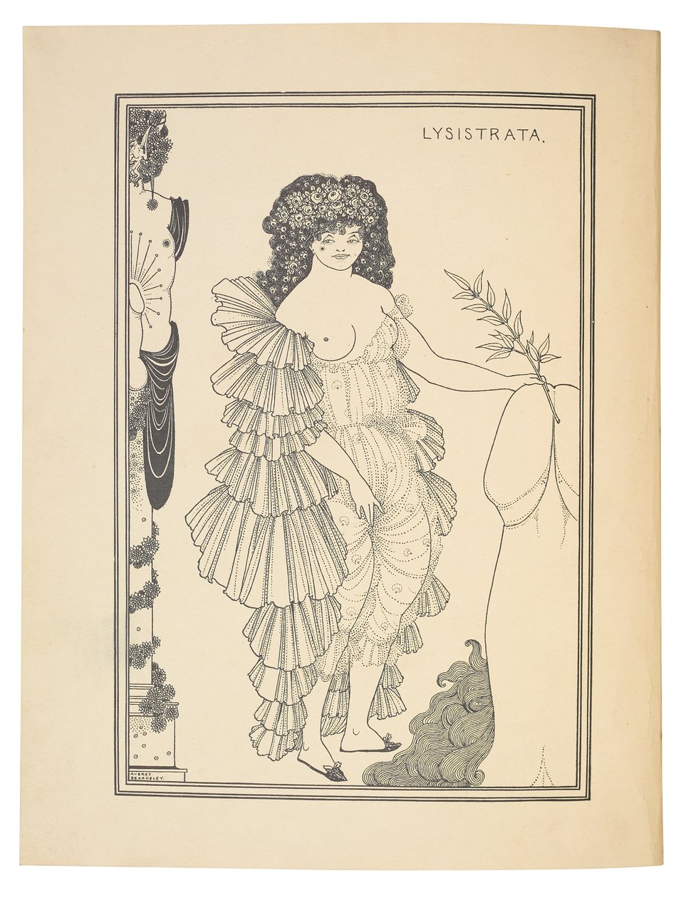 लाइसिस्टाटा, 1896 द्वारा ऑब्रे बियर्डस्ले