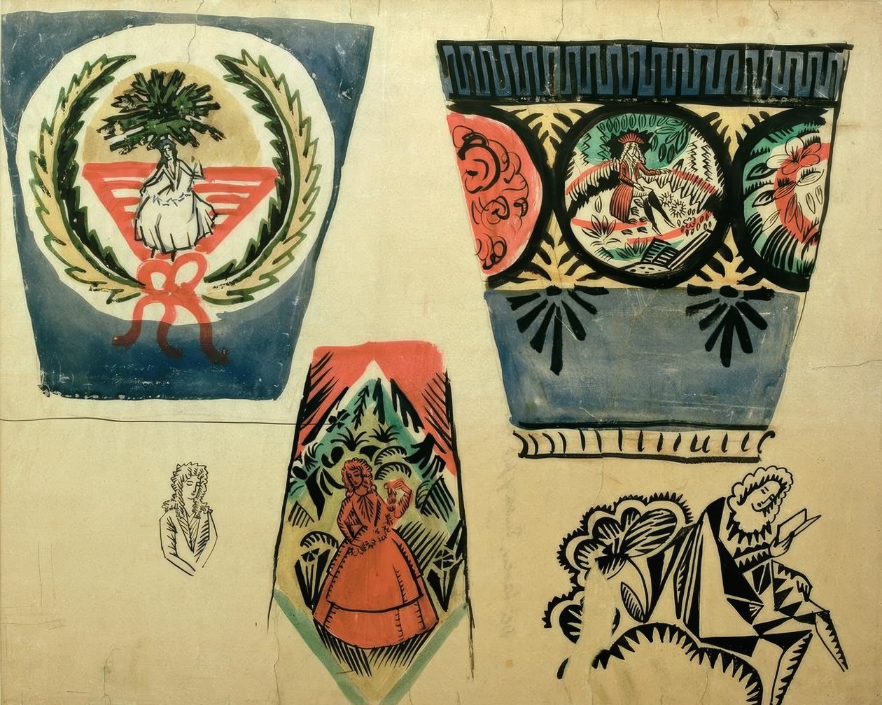 तीन vases द्वारा अगस्त मैके