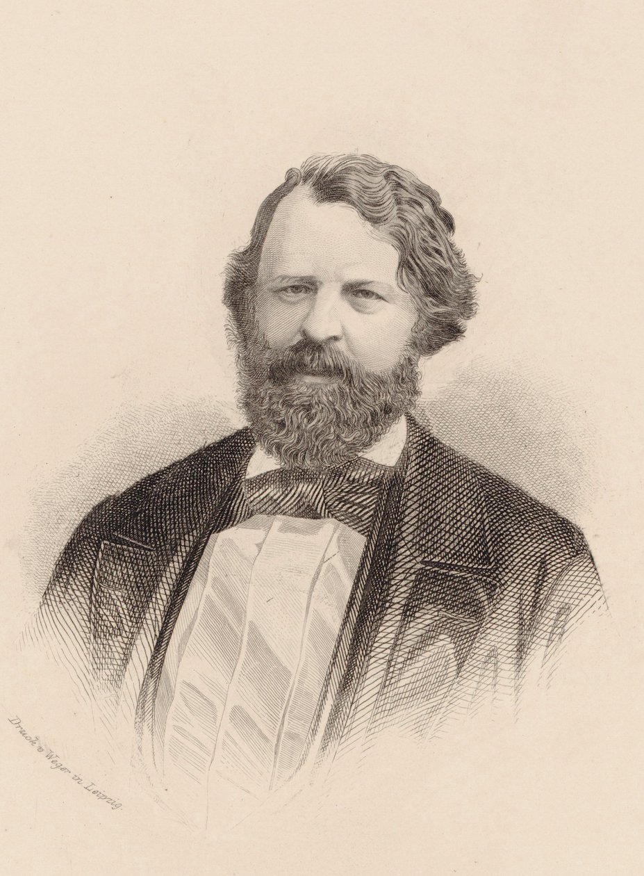 वायलिन वादक और संगीतकार जोसेफ जोआचिम का 1831-1907 चित्र। द्वारा अगस्त वेबर