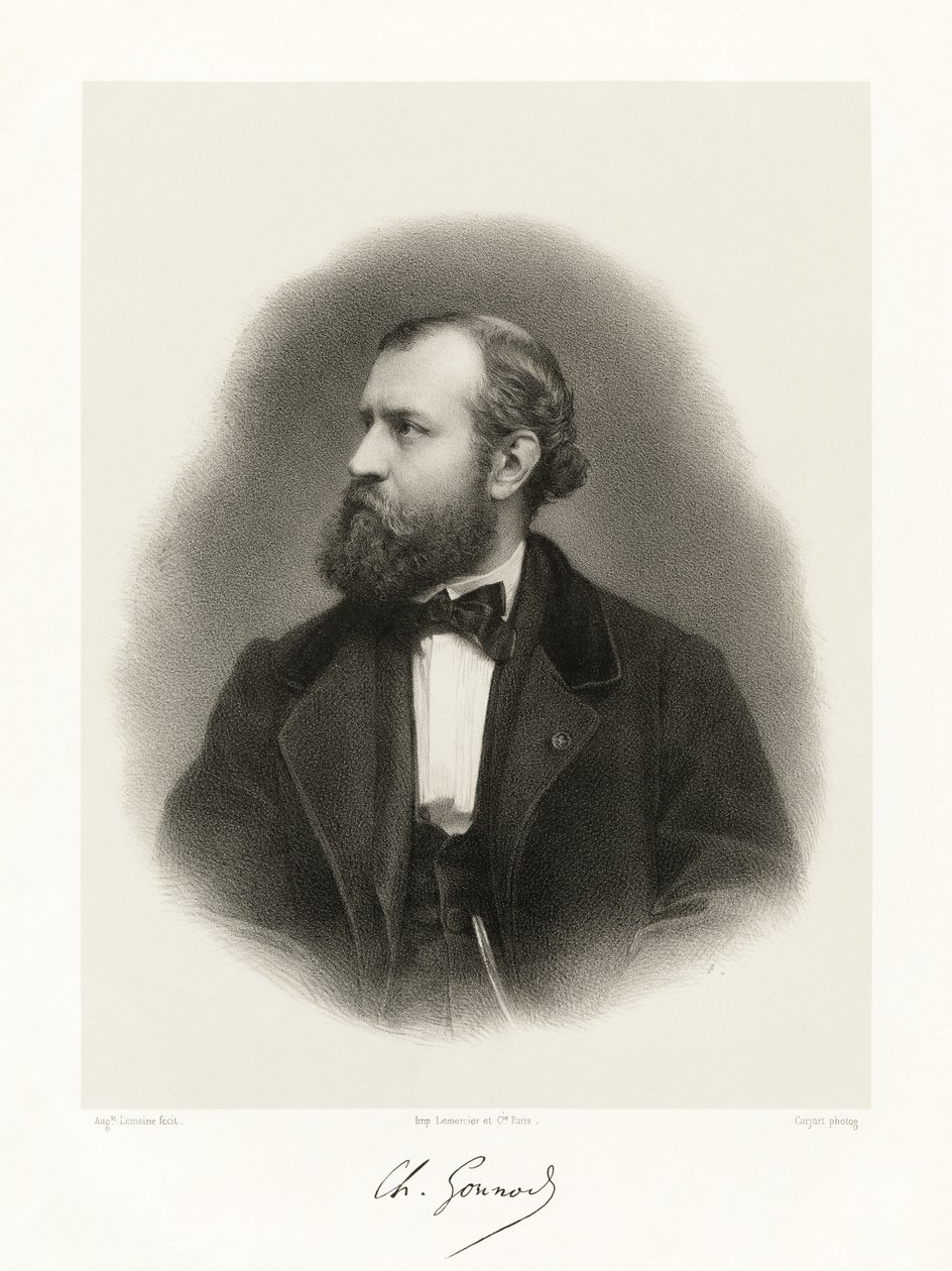 चार्ल्स गनॉड, 1865-66 द्वारा अगस्टे चार्ल्स लेमोइन