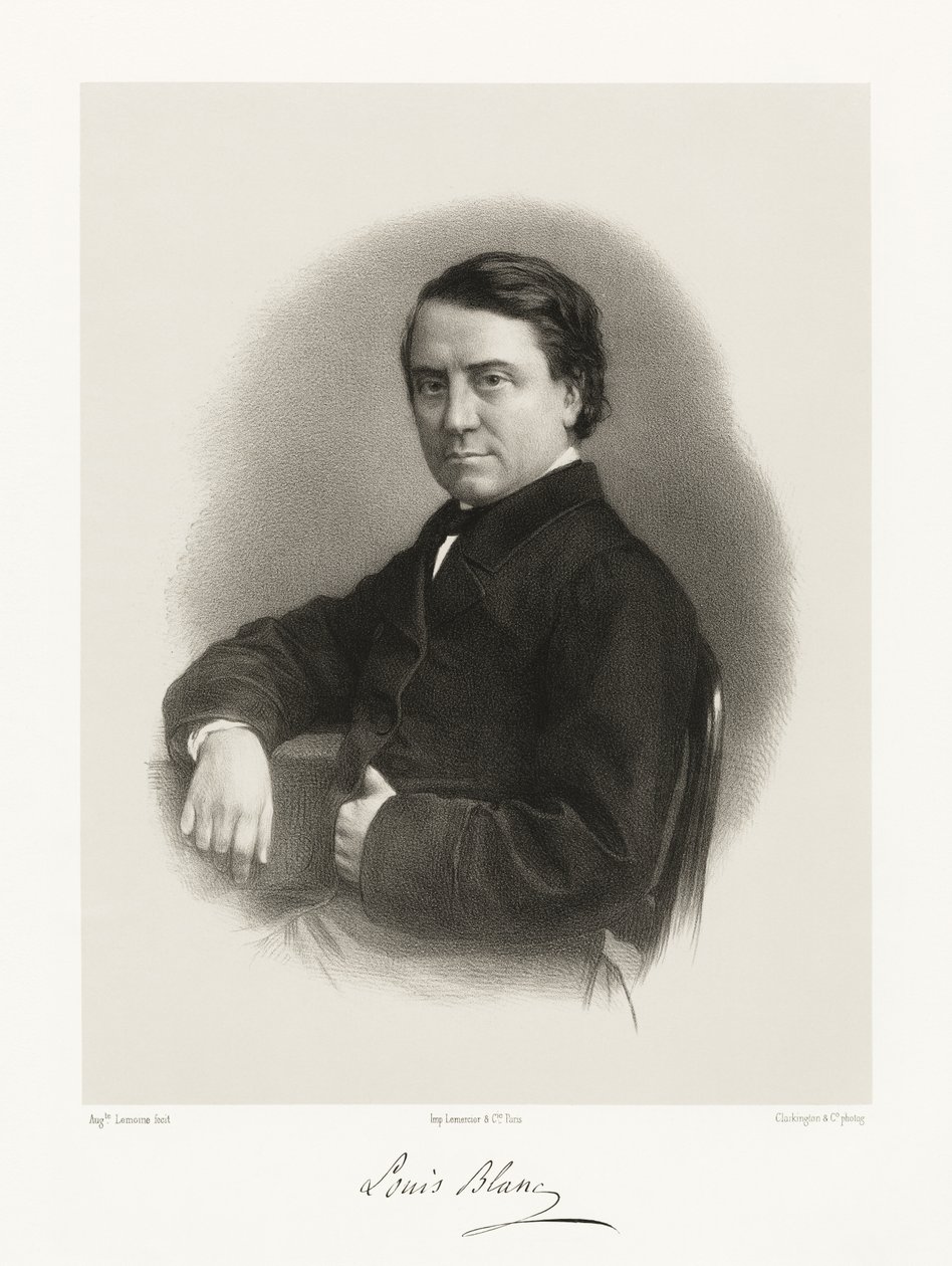 लुई ब्लैंक, 1865-66 द्वारा अगस्टे चार्ल्स लेमोइन