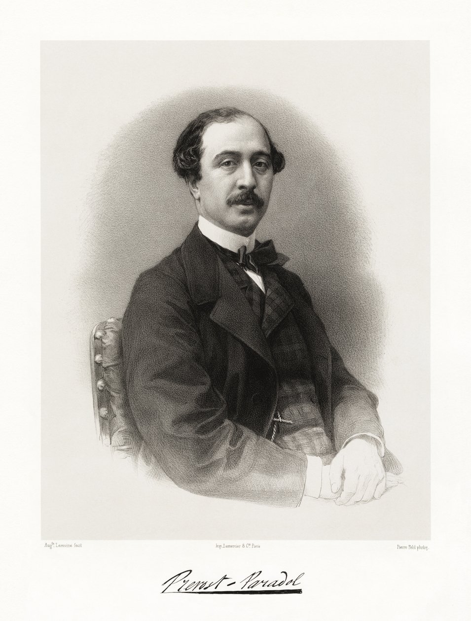 लुसिएन अनातोले प्रेवोस्त-पारडोल, 1865-66 द्वारा अगस्टे चार्ल्स लेमोइन