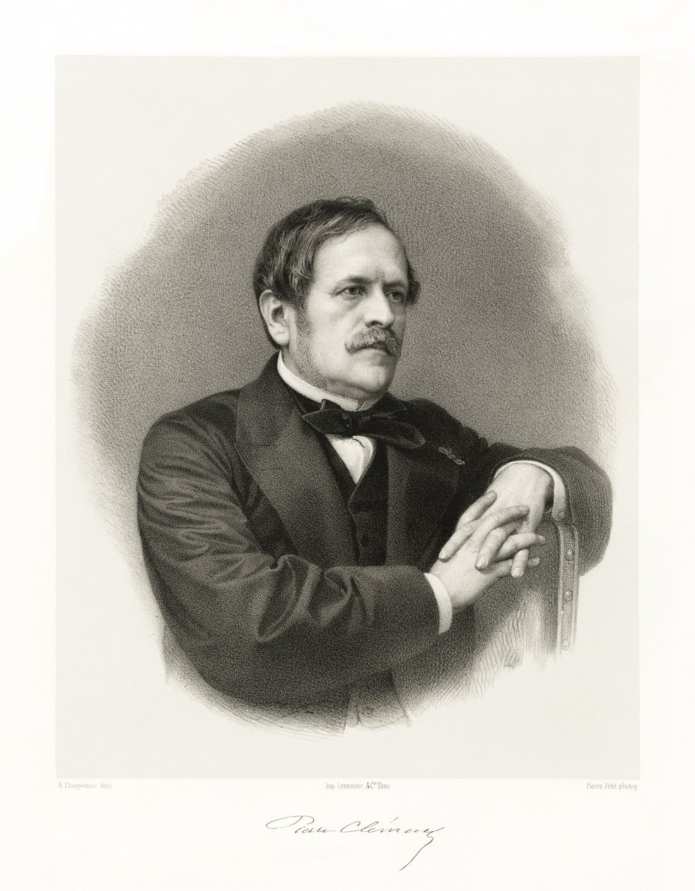 जीन पियरे क्लेमेंट, 1865-66 द्वारा अगस्टे चारपाइएर
