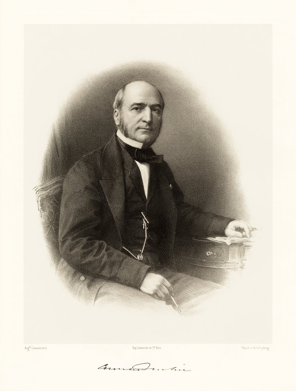लुई हेनरी आर्मंड बेहिक, 1865-66 द्वारा अगस्टे चार्ल्स लेमोइन