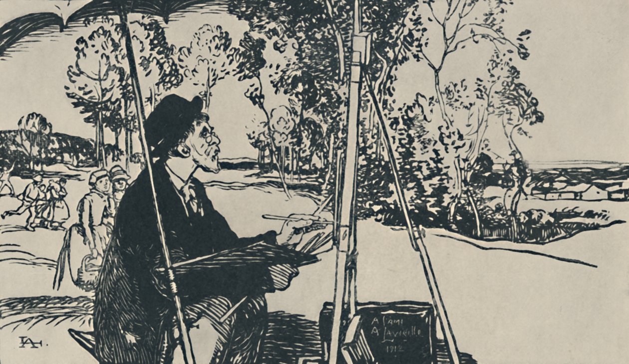 द लैंडसेपर, 1919 द्वारा अगस्टे लुई लेपेयर