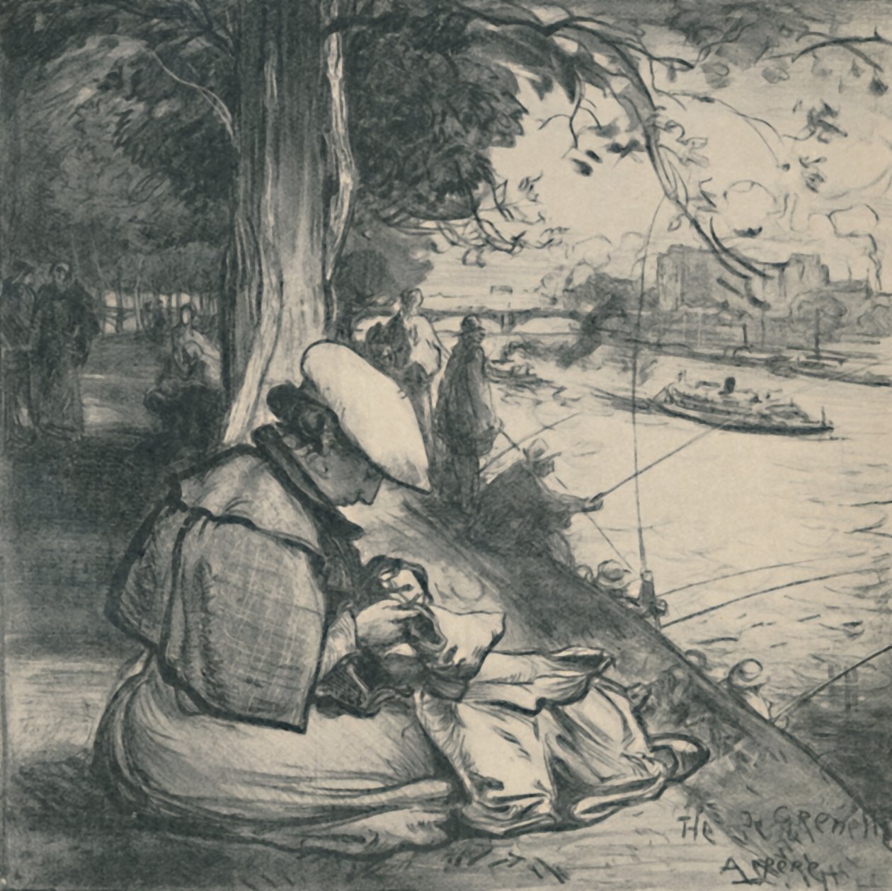 स्वान द्वीप, c1898, 1919 द्वारा अगस्टे लुई लेपेयर