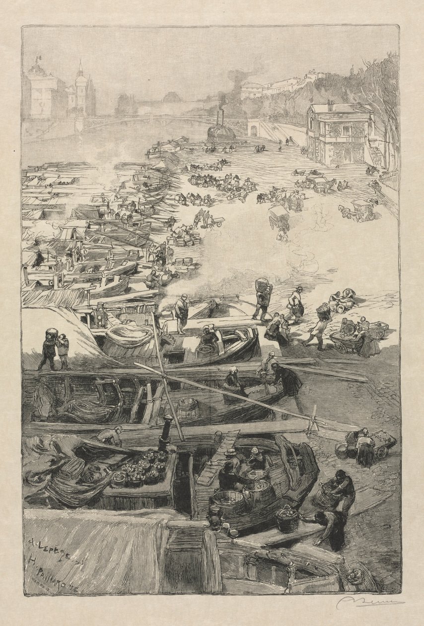 होटल डे विले, 1883 में आलू का आगमन। द्वारा अगस्टे लुई लेपेयर