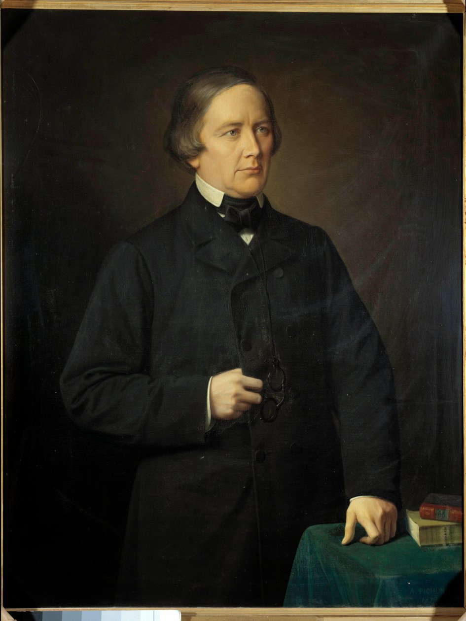 चार्ल्स फोर्ब्स का पोर्ट्रेट, काउंट ऑफ़ मोंटालम्बर्ट (1810-1870) पत्रकार और राजनीतिज्ञ ऑगस्टे पिचोन द्वारा पेंटिंग (1805-1900)। १८७९. द्वारा अगस्टे पिचोन