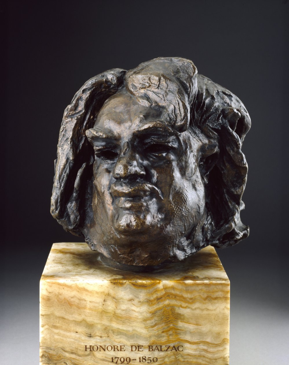 Balzac, पिछले अध्ययन (कांस्य) से पहले सिर द्वारा अगस्टे रोडिन