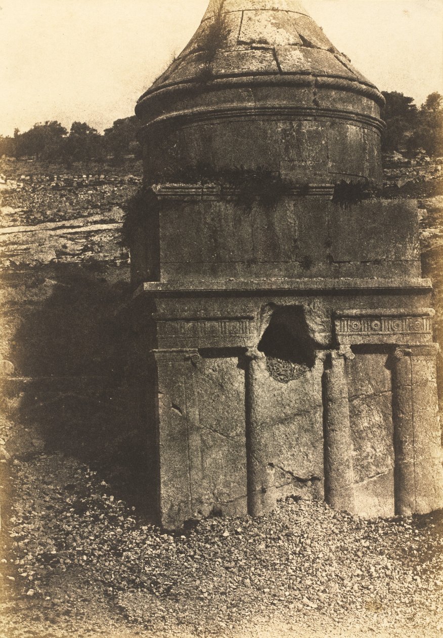 अबशालोम का मकबरा, किद्रोन की घाटी, यरूशलेम द्वारा अगस्टे सल्जमैन