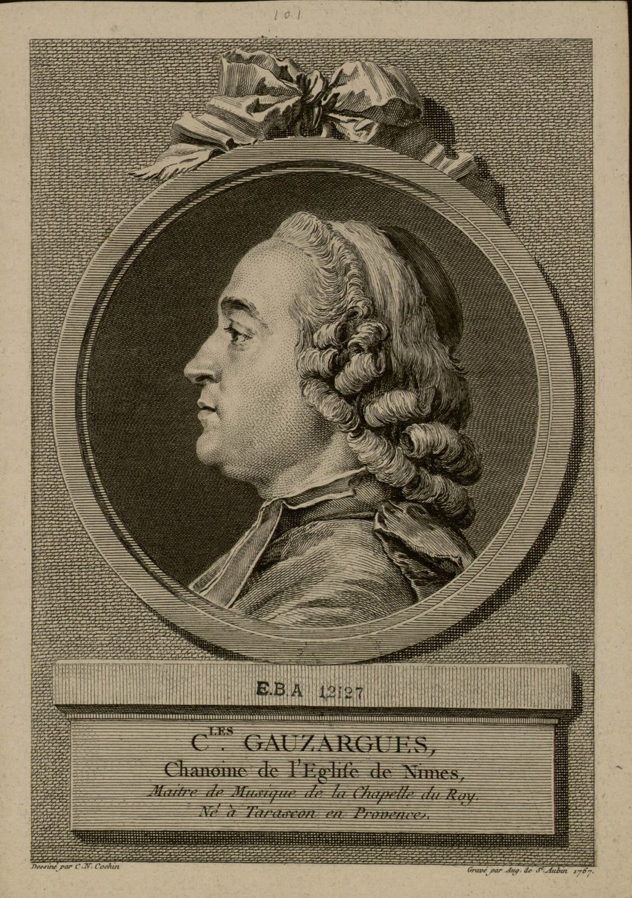 1725-1799, 1767 चार्ल्स गॉज़र्ग्यूज़ का पोर्ट्रेट। द्वारा ऑगस्टिन सेंट औबिन डे
