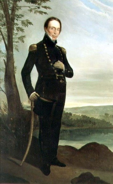कैप्टन जॉन पाइपर का पोर्ट्रेट (1773-1851), c.1826 द्वारा ऑगस्टस अर्ल