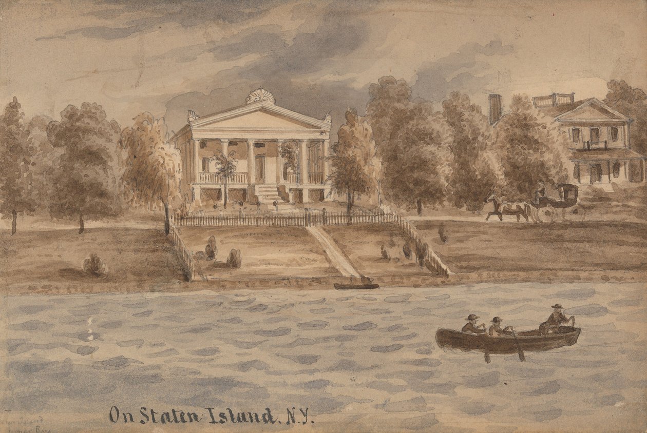 इनर बे, स्टेटन द्वीप, न्यूयॉर्क, सीए। 1872. द्वारा चार्ल्स हेनरी जोसेफ लीकरर्ट