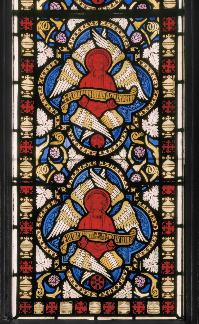 सेराफिम, धन्य पवित्र चैपल, c.1845 (सना हुआ ग्लास) द्वारा ऑगस्टस वेल्बी नॉर्थमोर पुगिन