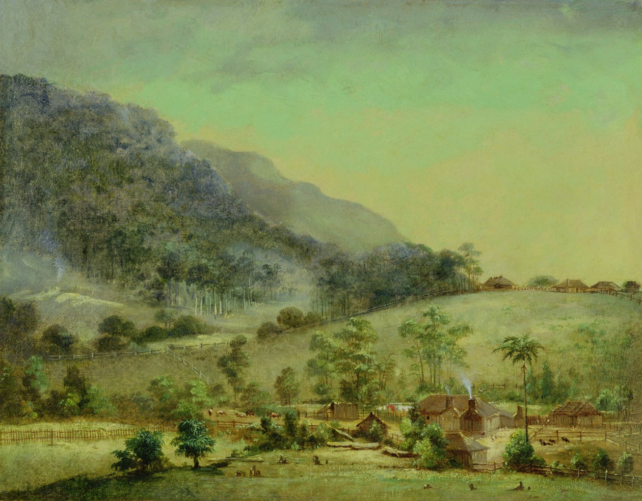 गृहस्थाश्रम, c.1850 द्वारा आस्ट्रेलियन स्कूल