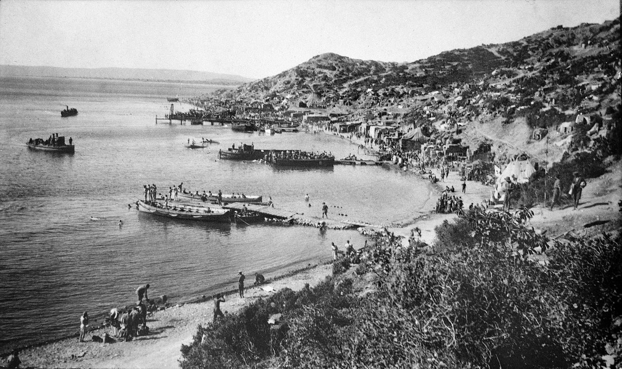 एज़ाक कोव, गैलीपोली, 1915 का दृश्य द्वारा ऑस्ट्रेलियाई फोटोग्राफर