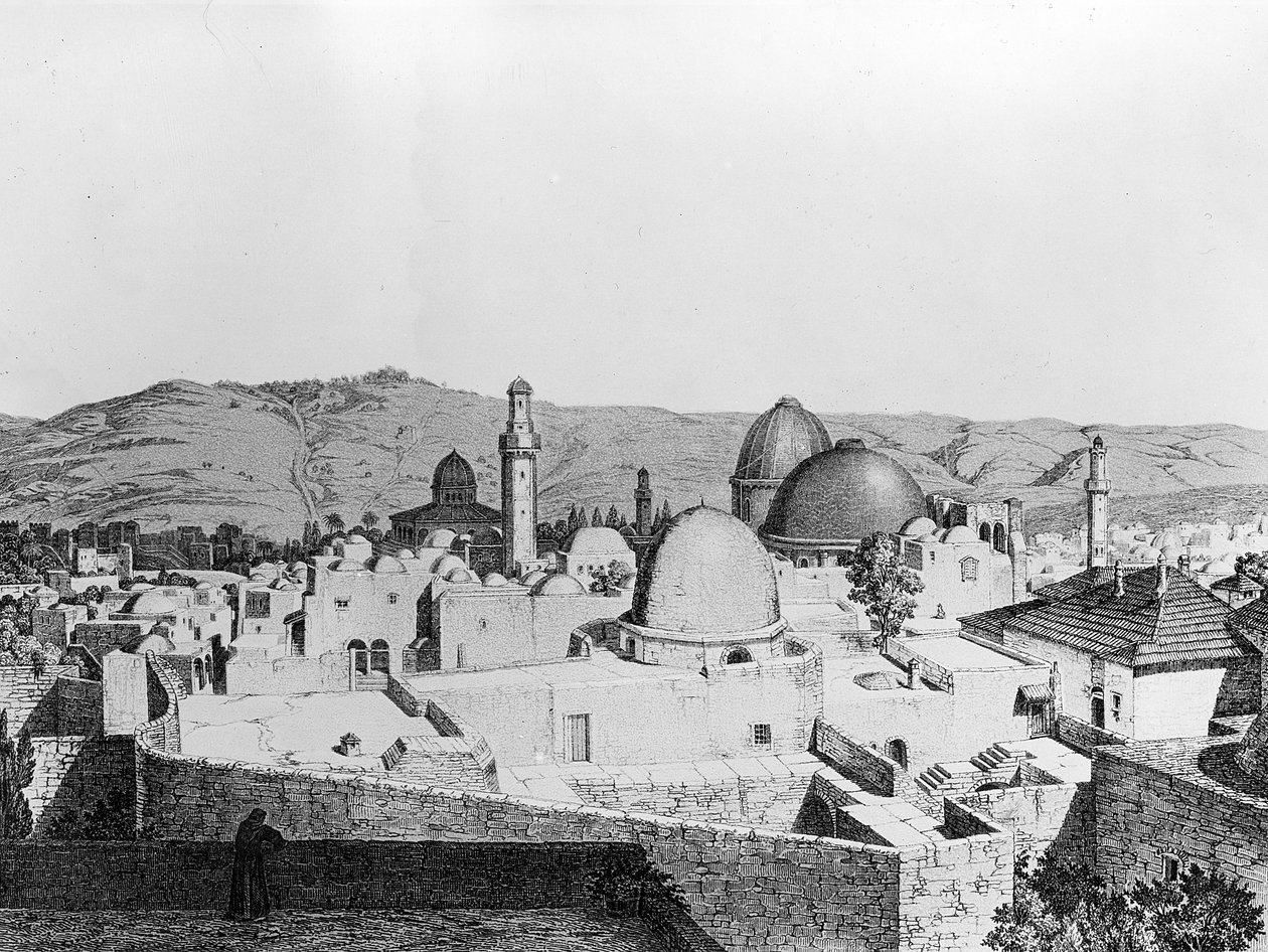 यरूशलेम, &39;Faust&39; पत्रिका से चित्रण, c.1860 द्वारा ऑस्ट्रियाई स्कूल