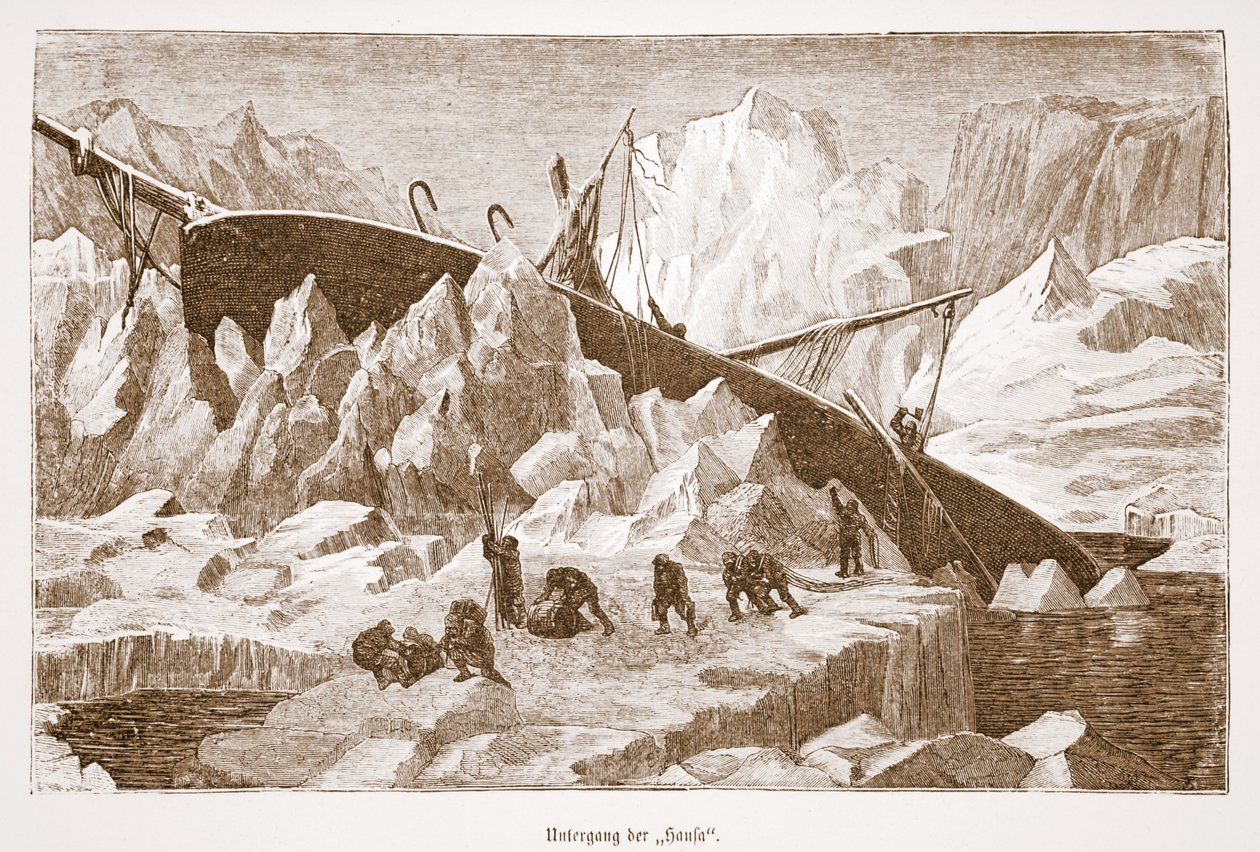 हंसा का डूबना, 1876 द्वारा ऑस्ट्रियाई स्कूल
