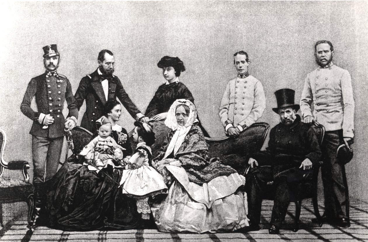 ऑस्ट्रियन इंपीरियल फैमिली, 1860 द्वारा ऑस्ट्रियाई स्कूल