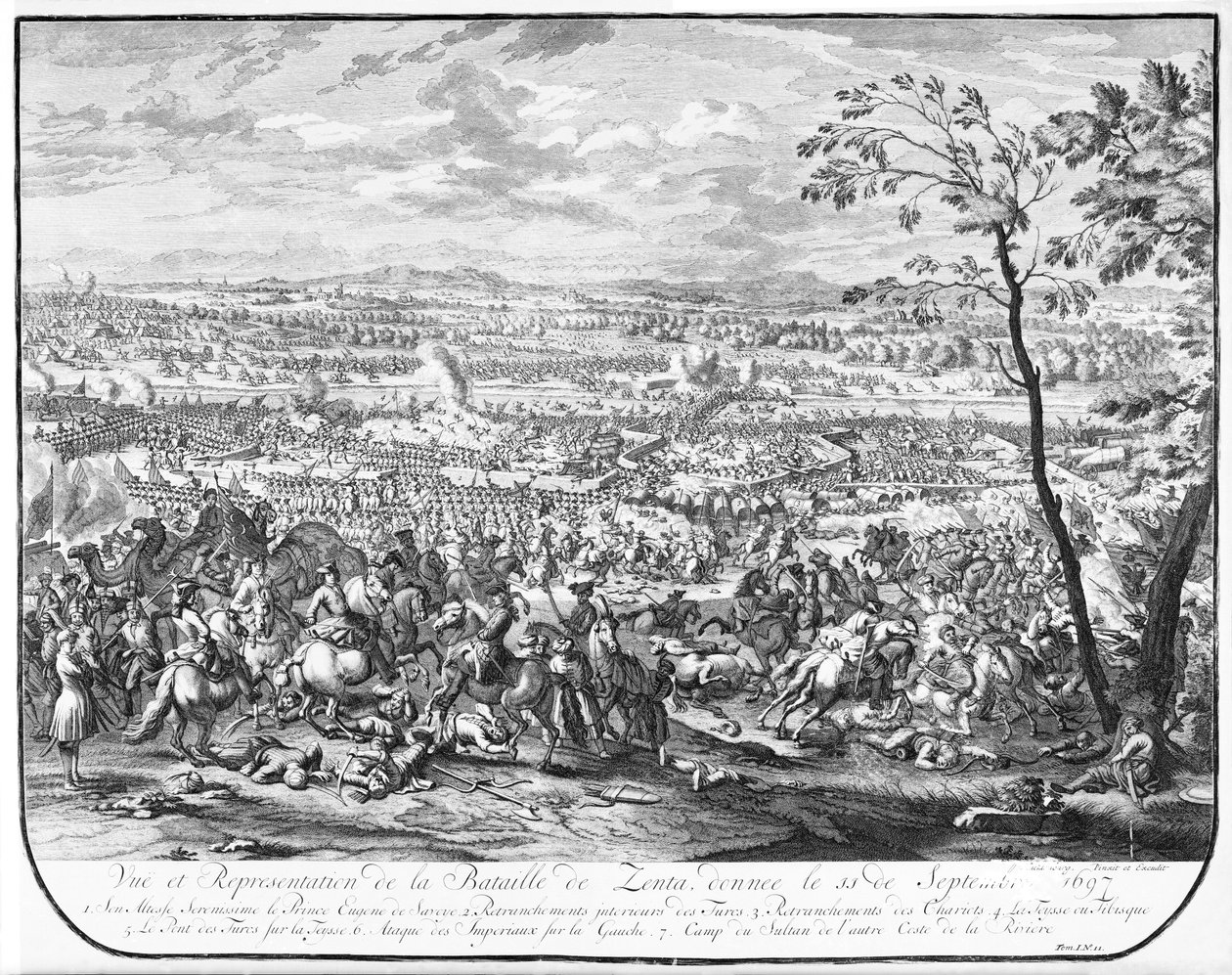 ज़ंटा की लड़ाई, 1697 द्वारा ऑस्ट्रियाई स्कूल