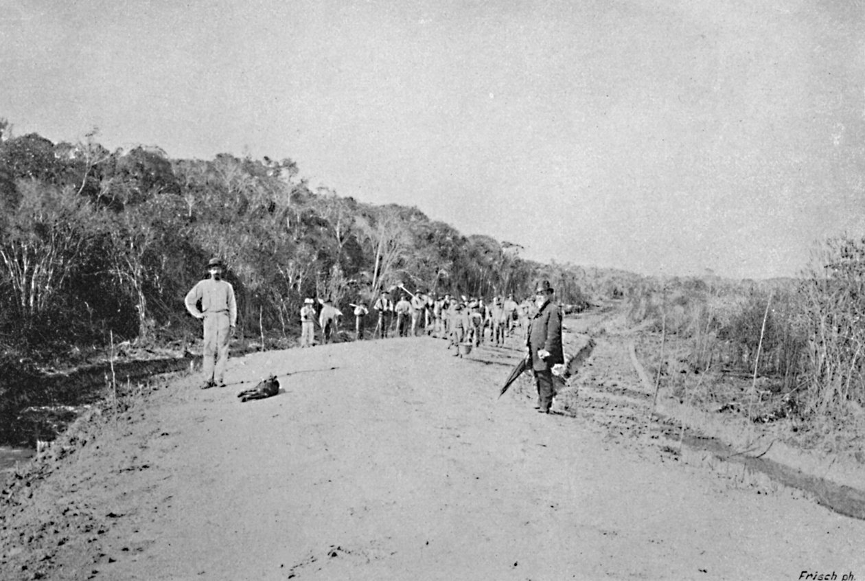 एस्ट्राडा डी रोडेजम एस। बर्नार्डो, 1895 का निर्माण द्वारा एक्सल फ्रिक