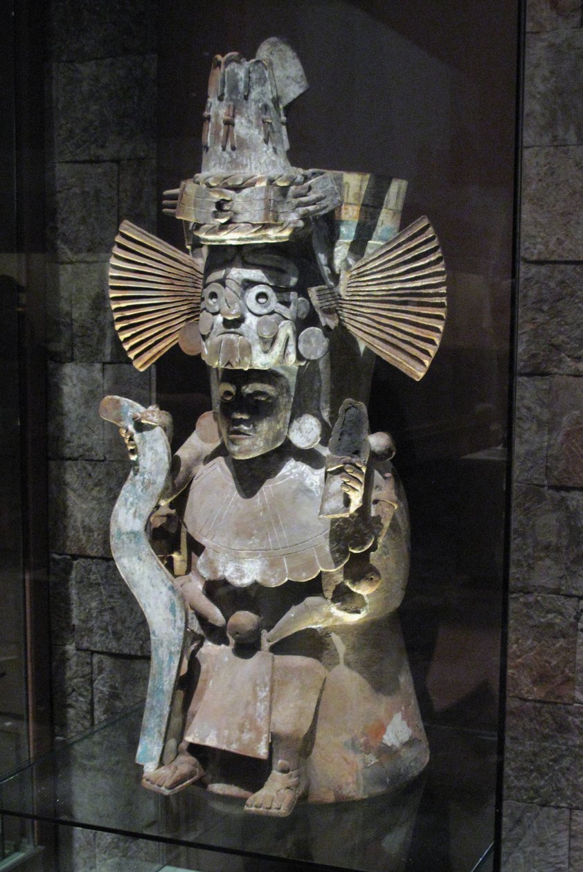 भगवान के रूप में धूप बत्ती Tlococ, Tlahuac, लेट पोस्टक्लासिक अवधि, c.1500 द्वारा एज़्टेक