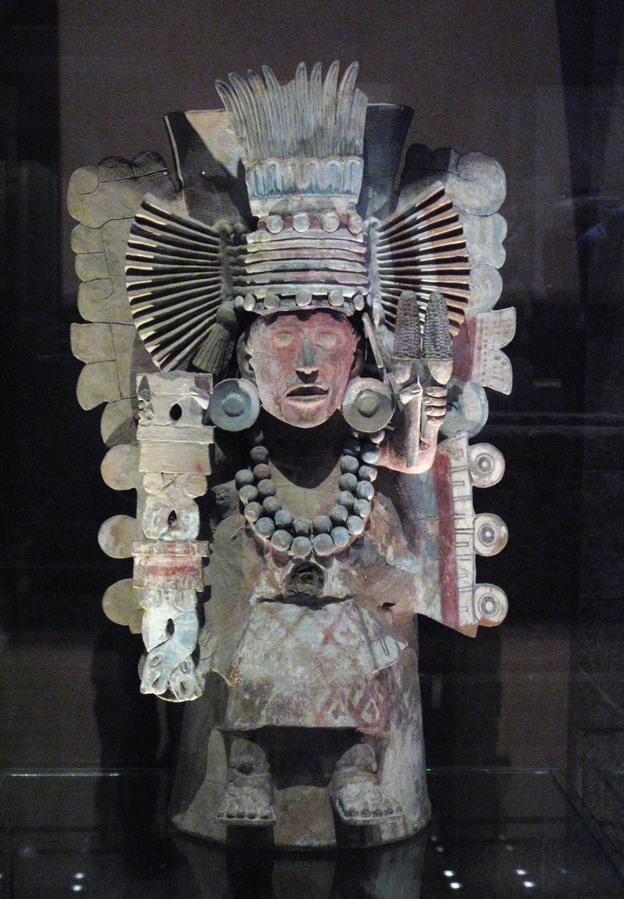 मक्का Xilonen, Tlahuac, लेट पोस्टक्लासिक अवधि, c.1500 की देवी के रूप में अगरबत्ती द्वारा एज़्टेक