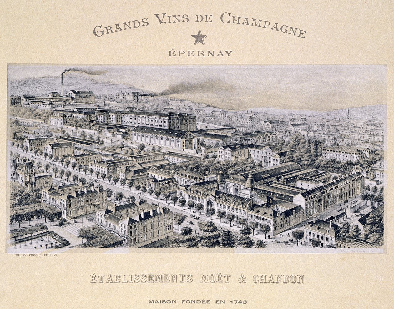 Moet & Chandon कंपनी, Epernay, La France Vinicole से, Moet & Chandon द्वारा प्रकाशित द्वारा बी। अरनौद