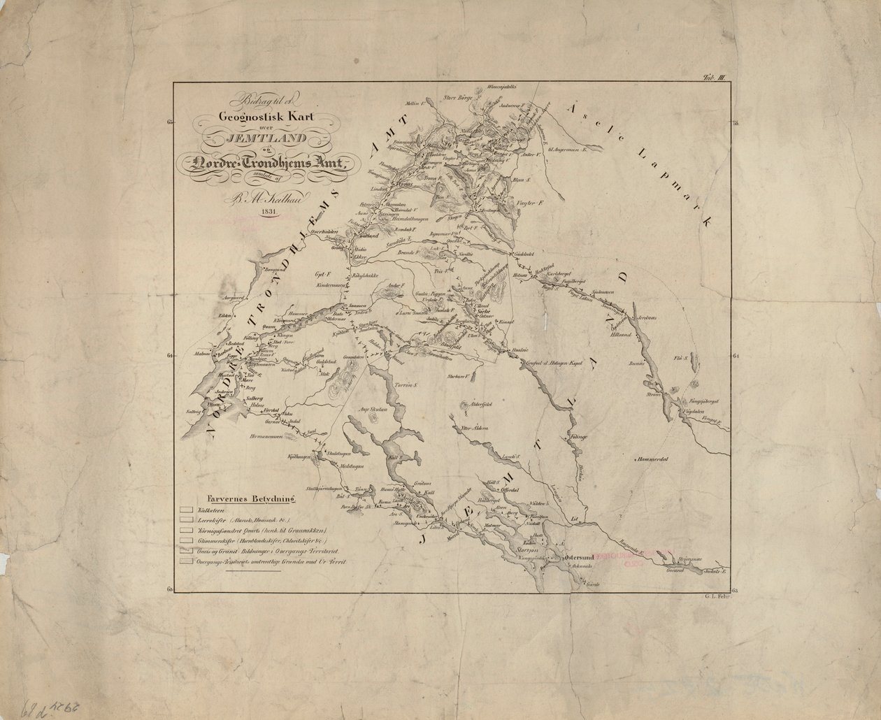 नक्शा (1831) में प्रकाशित होता है और जेमलैंड को दर्शाता है द्वारा बाल्टाज़र मथियास केइलहाऊ