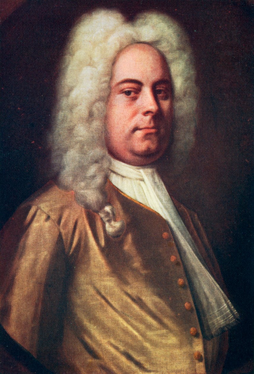 जॉर्ज फ्राइडरिक हैंडेल, 1685-1759, जर्मन संगीतकार, c1730s द्वारा बलथासर डेनेर