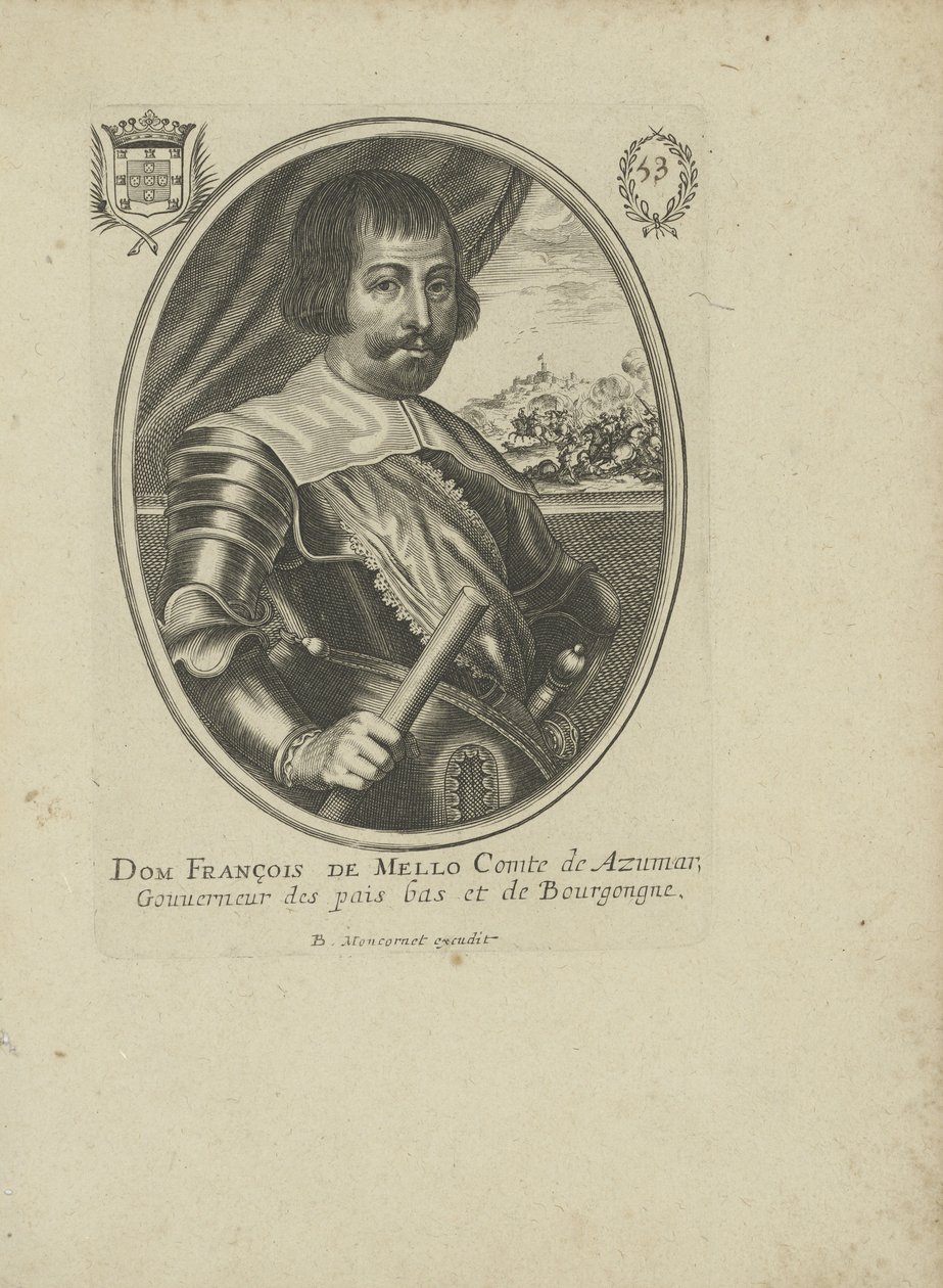 फ्रांसिस्को मैनुअल डे मेलो 1608-1666, एक 1640-1650। द्वारा बल्थाजार मोनकोर्नेट