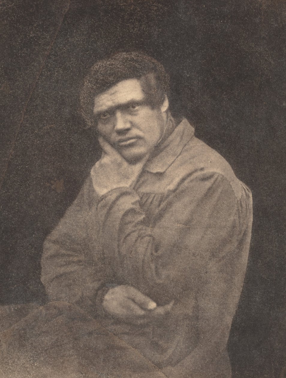 एक आदमी का चित्र, 1840 के अंत में। द्वारा बैरन लुई एडॉल्फे हम्बर्ट डी मोलार्ड