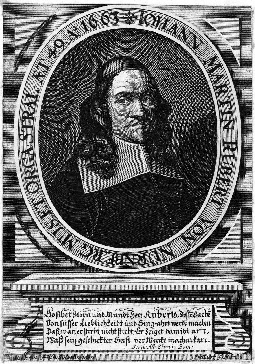 आयोजक और संगीतकार जोहान मार्टिन रूबर्ट (सीए। 1614-1677) द्वारा बार्थोलोमे इसलबर्ग