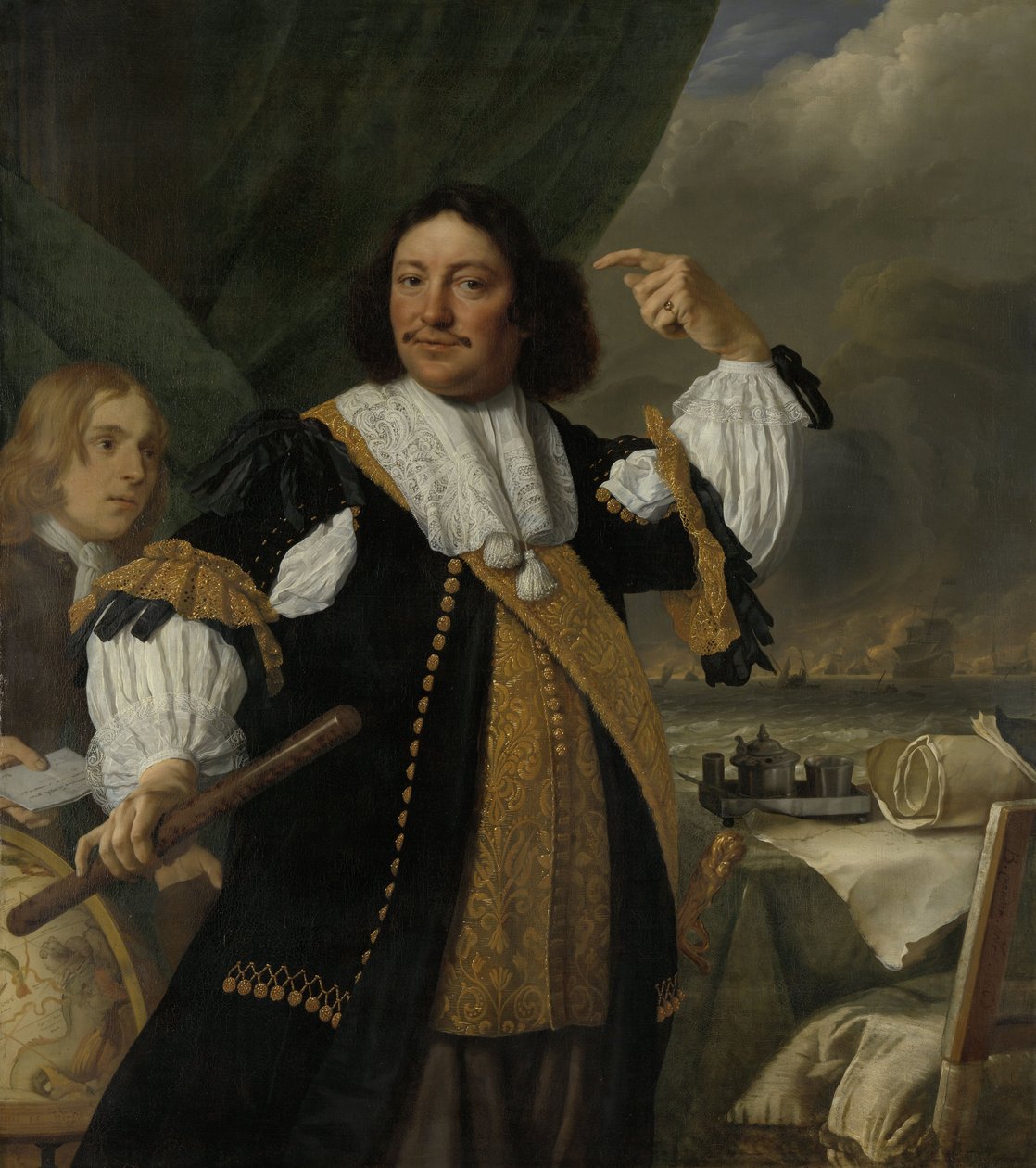 Aert van Nes का पोर्ट्रेट (1626-1693) द्वारा बार्थोलोमस वैन डेर हेलस्ट