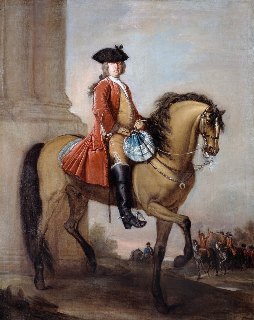 ब्रिगेडियर और लेफ्टिनेंट रिचर्ड गिफोर्ड (d.17381739) c.1727 द्वारा बार्थोलोम्यू डैंड्रिज