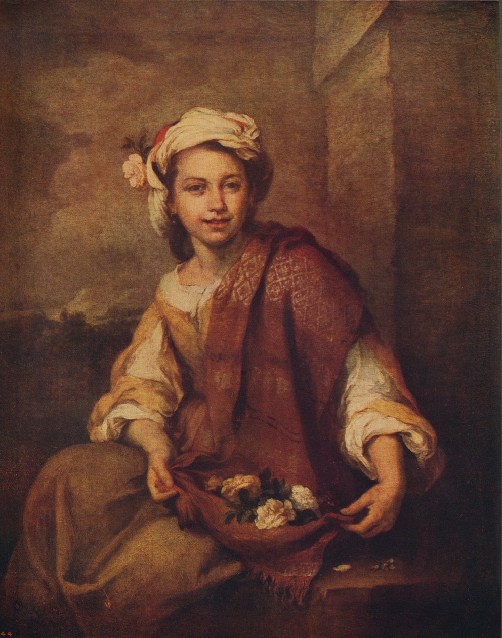 एक स्पेनिश फूल लड़की, 1665-1670, c1915 द्वारा बार्टोलोमे एस्टेबन मुरिलो